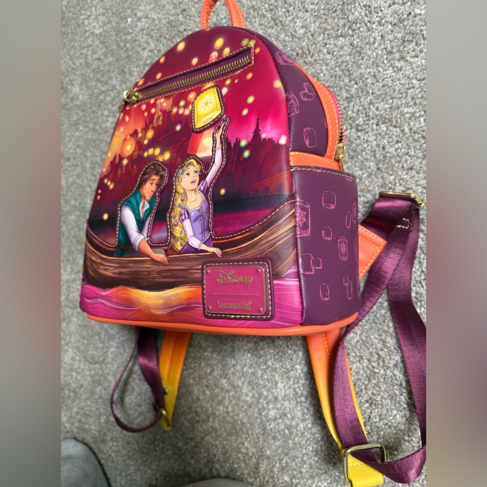 Loungefly Disney Rapunzel Lantern Scene Mini Backpack - Picture 5 of 10